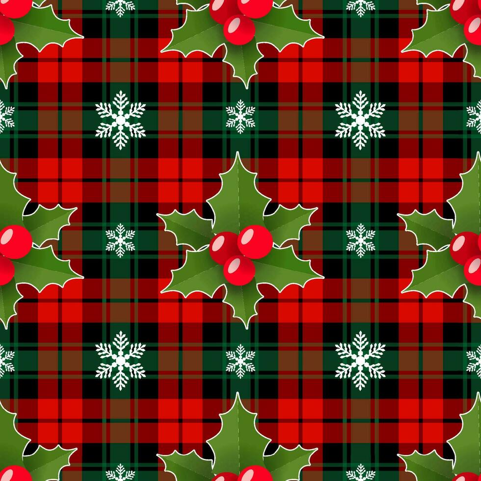 Seamless pattern happy  new year and christmas with cute character and christmas vector