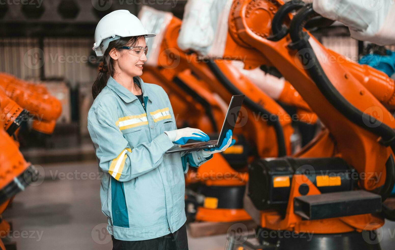 Robotic engineer conduct regular maintenance by inspecting, testing, and running software test to ensure robot stay in standard condition.Recording, reporting damaged, uncompleted items to supervisor photo