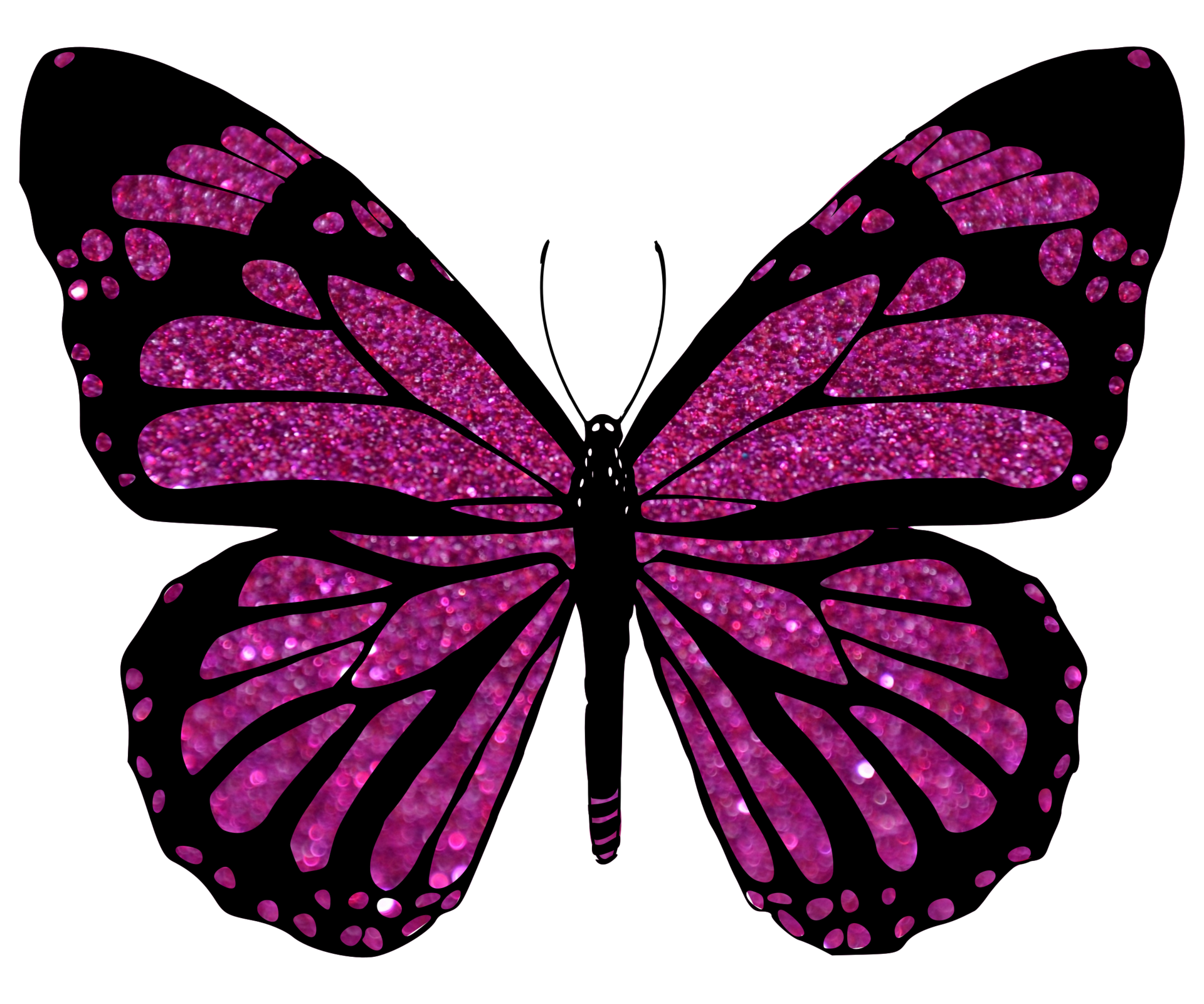 Pink butterflies png