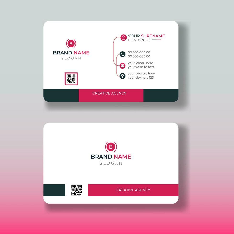 Corporate Smart Business Card vector