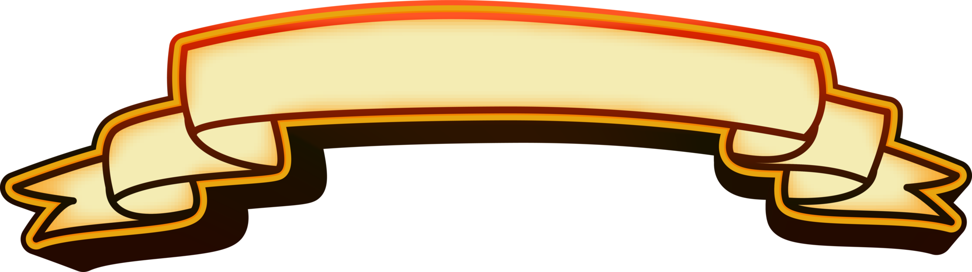 ribbon shape banner png