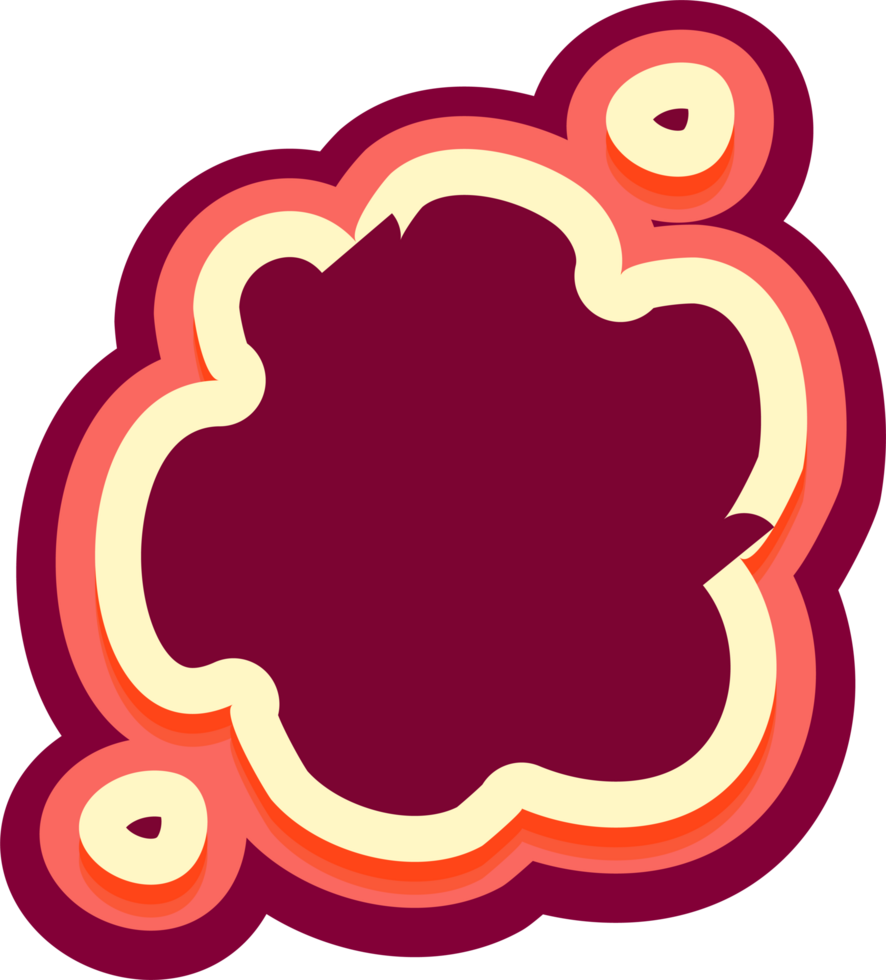 bubble speech label png