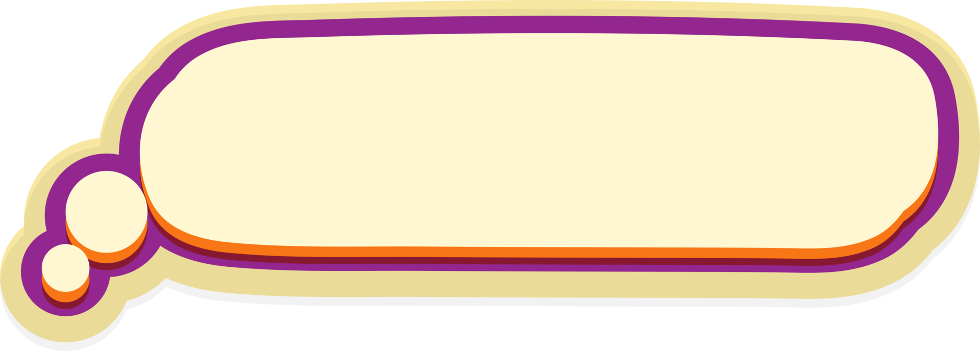 bubble speech label png
