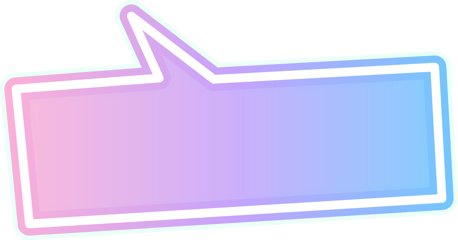 bubble speech label png