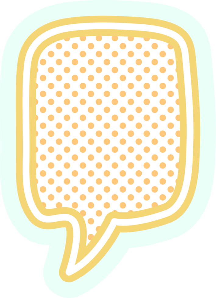 bubble speech label png