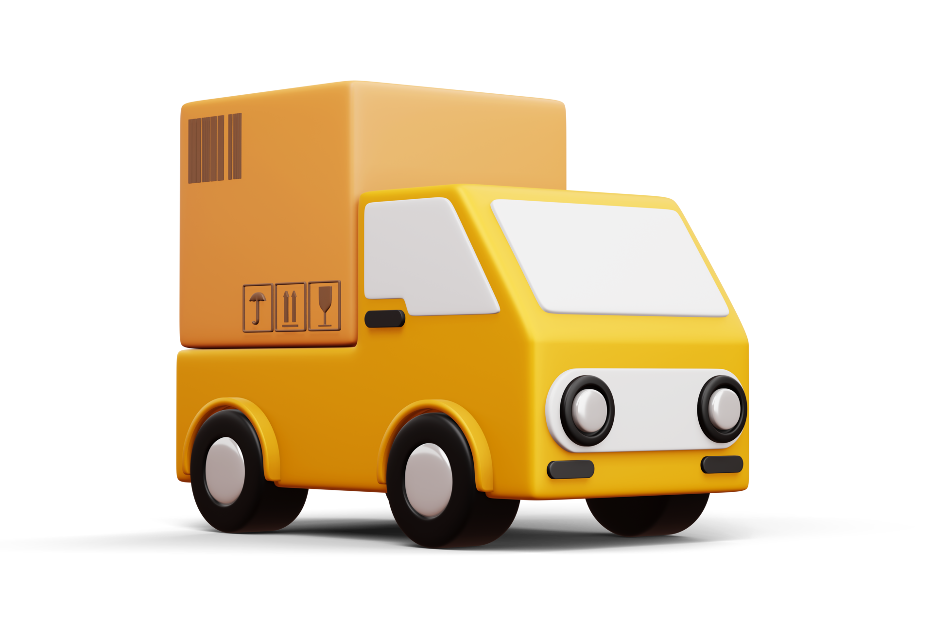 delivery-car-with-parcel-box-transport-vehicle-3d-rendering-24135075-png