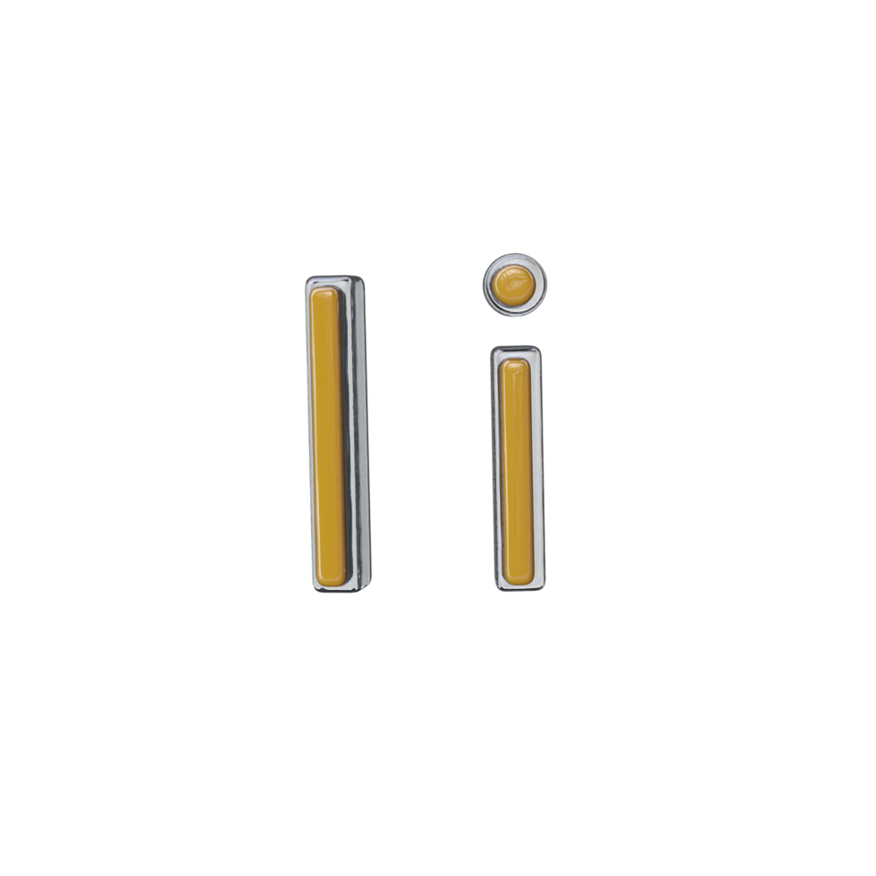 Letter I 3D render transparent background 24135137 PNG
