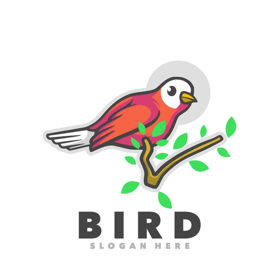 logotipo de nido de pájaro vector