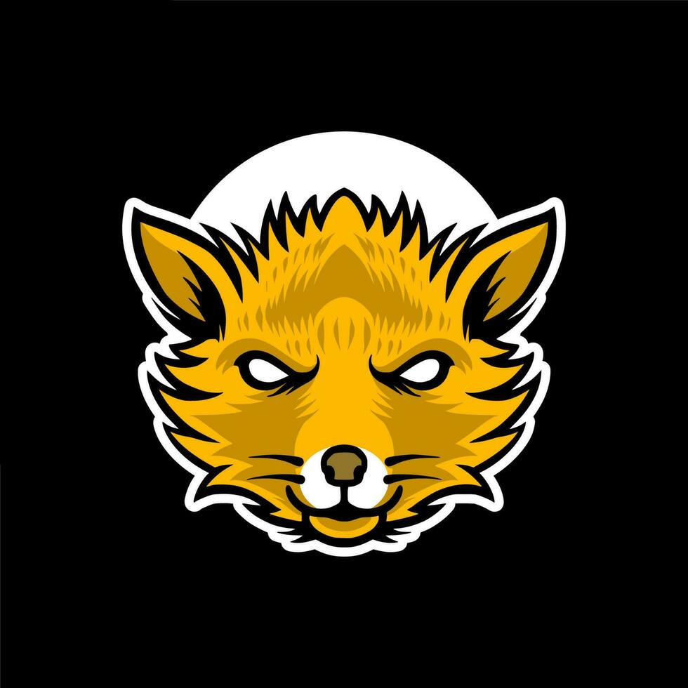 Fox mascot logo vector