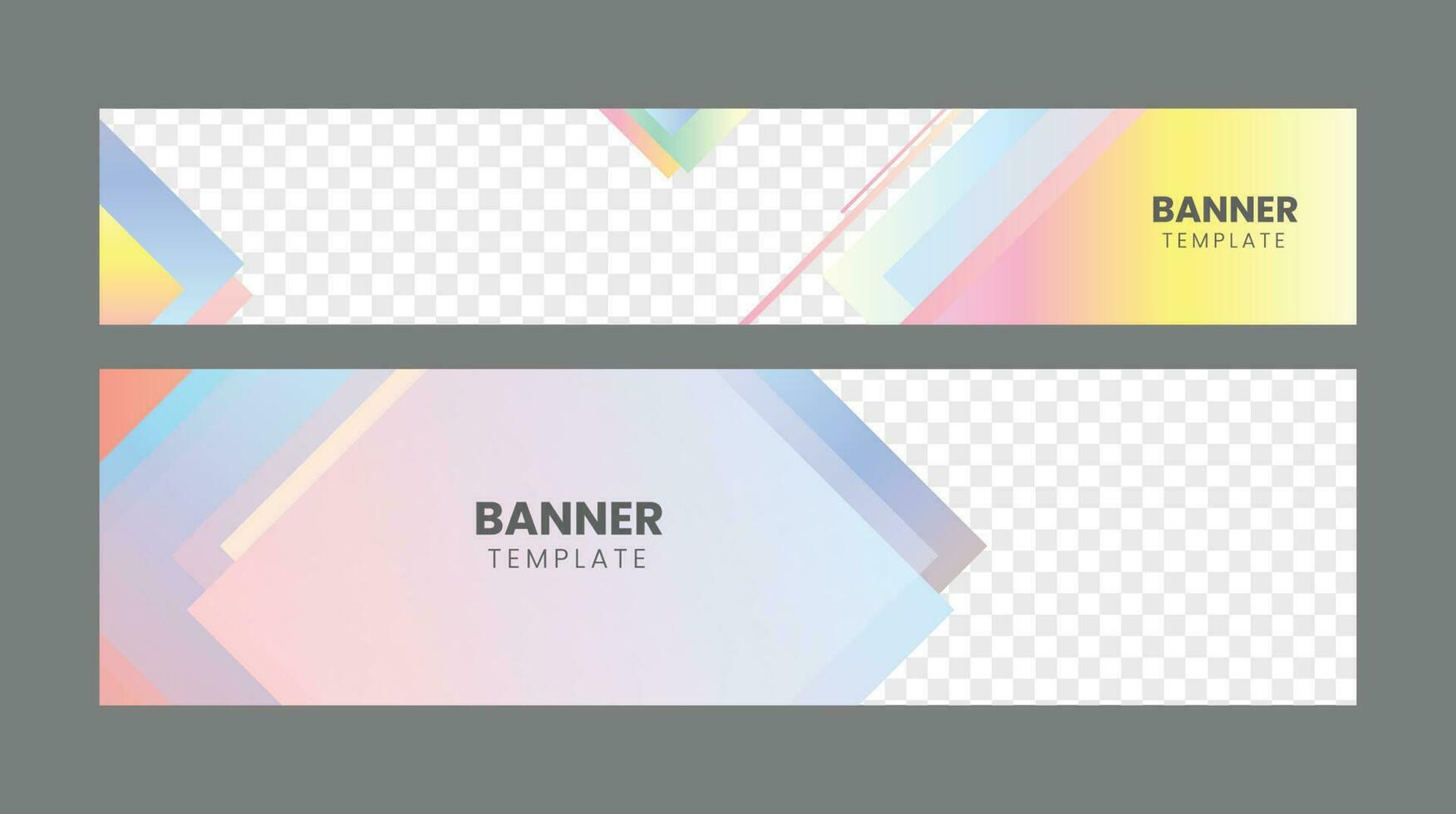 flat design vector abstract background banner template