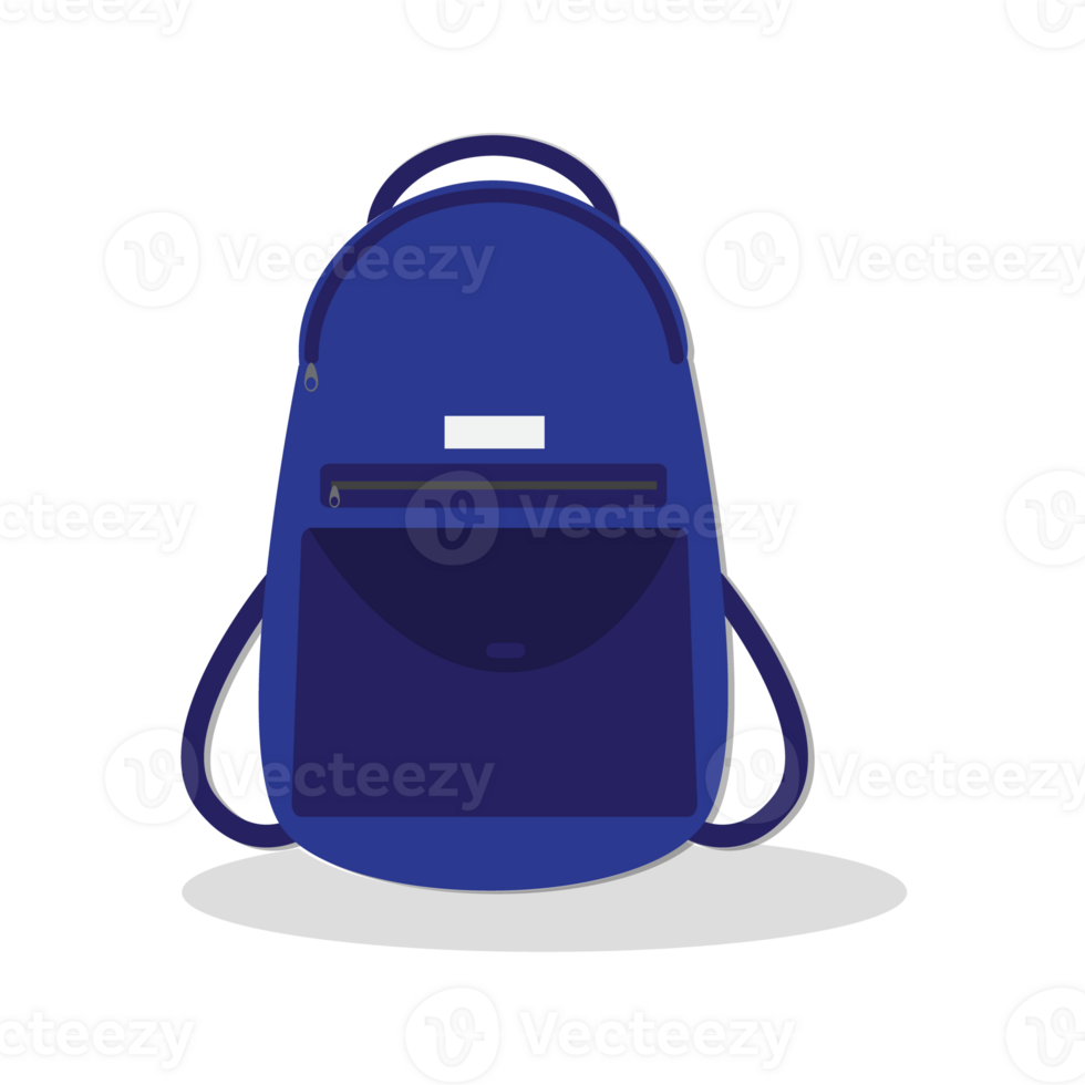 Blue backpack icon. png