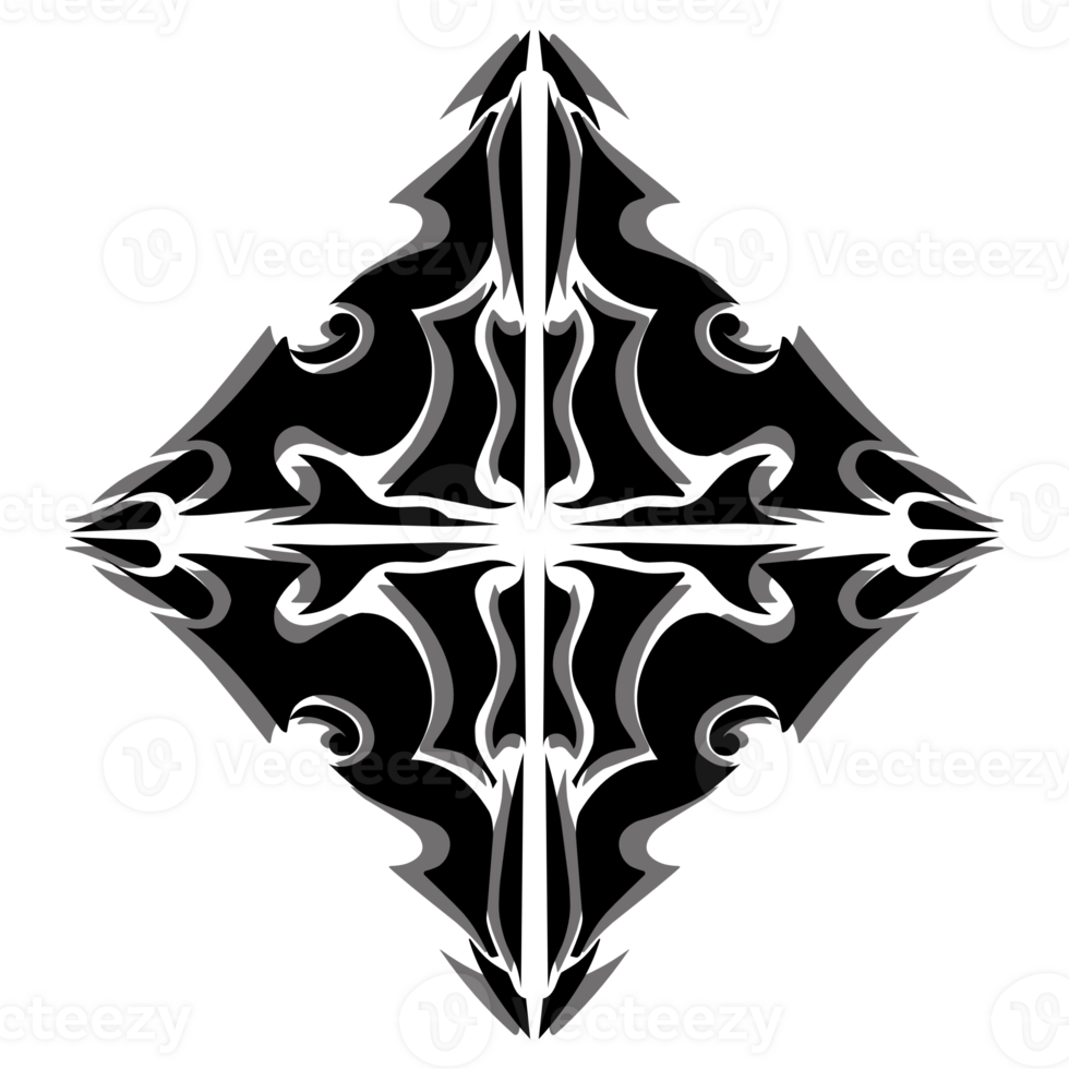 Black tribal image illustration png