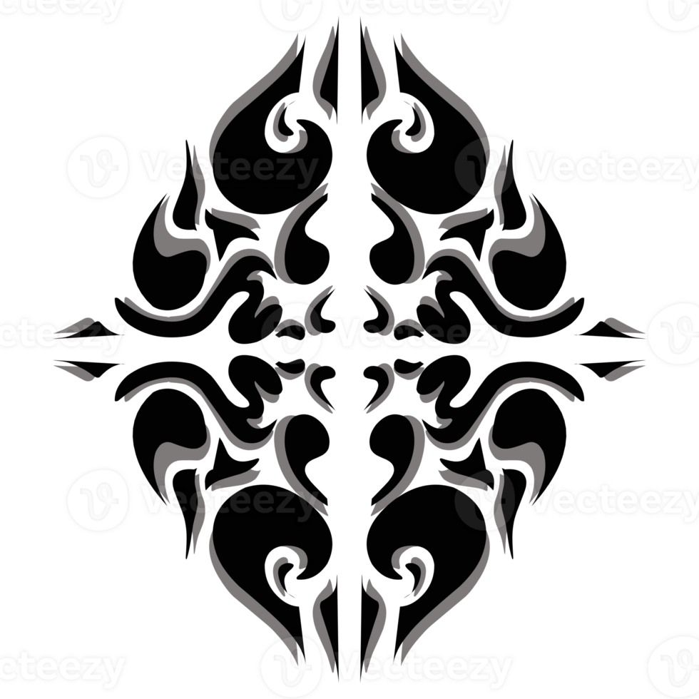 Black tribal image illustration png