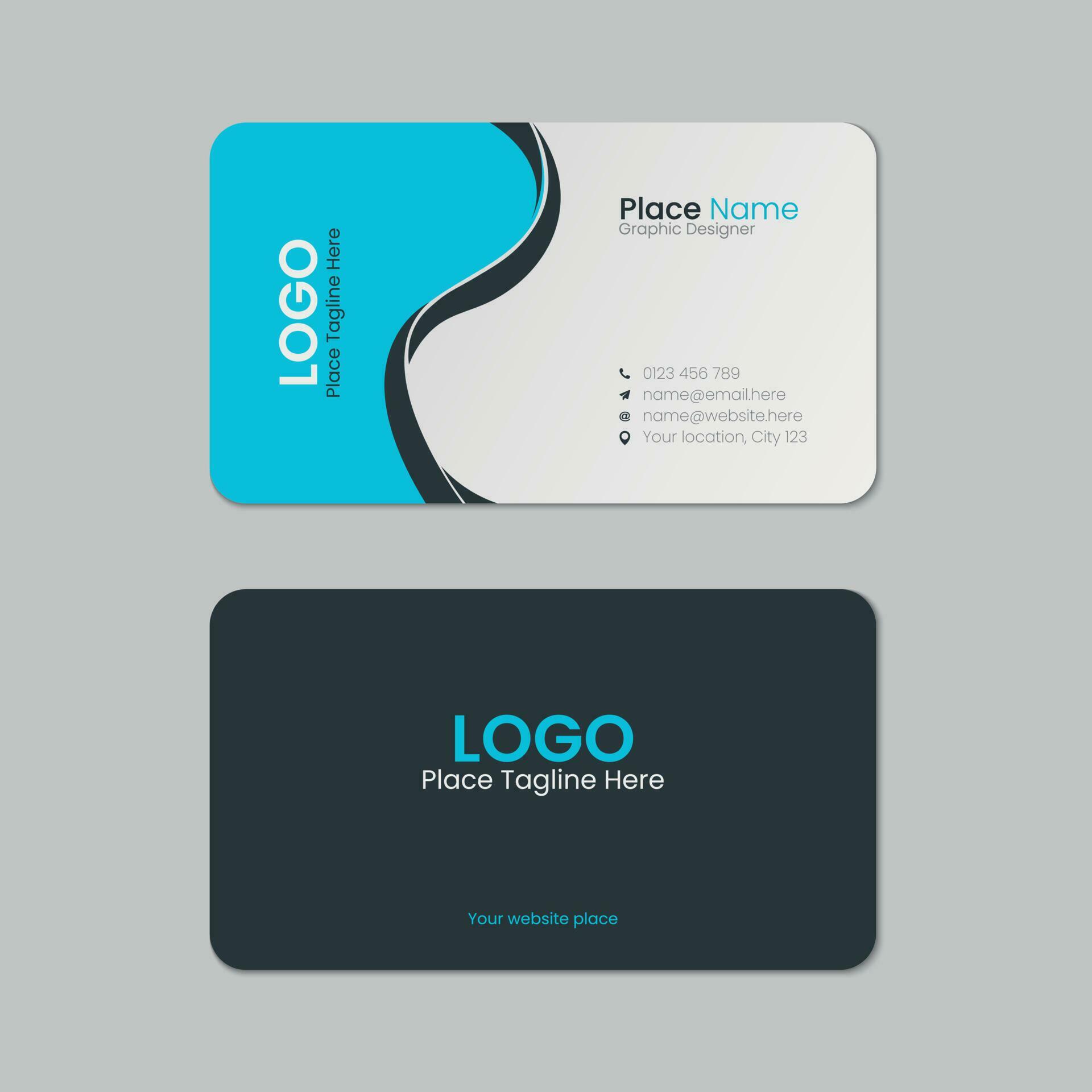 Business card template design with texture and pattern, visiting card, name card, Print ready