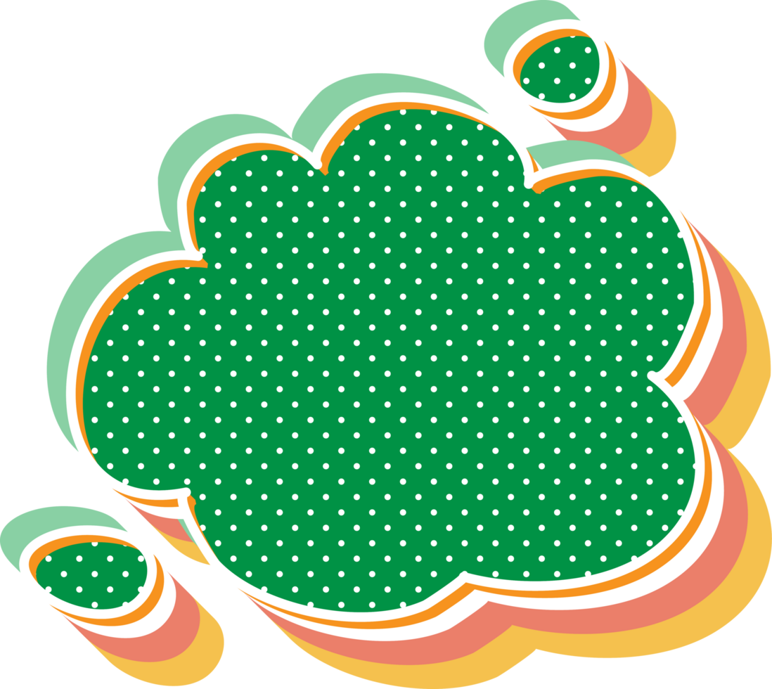 bubble speech label png