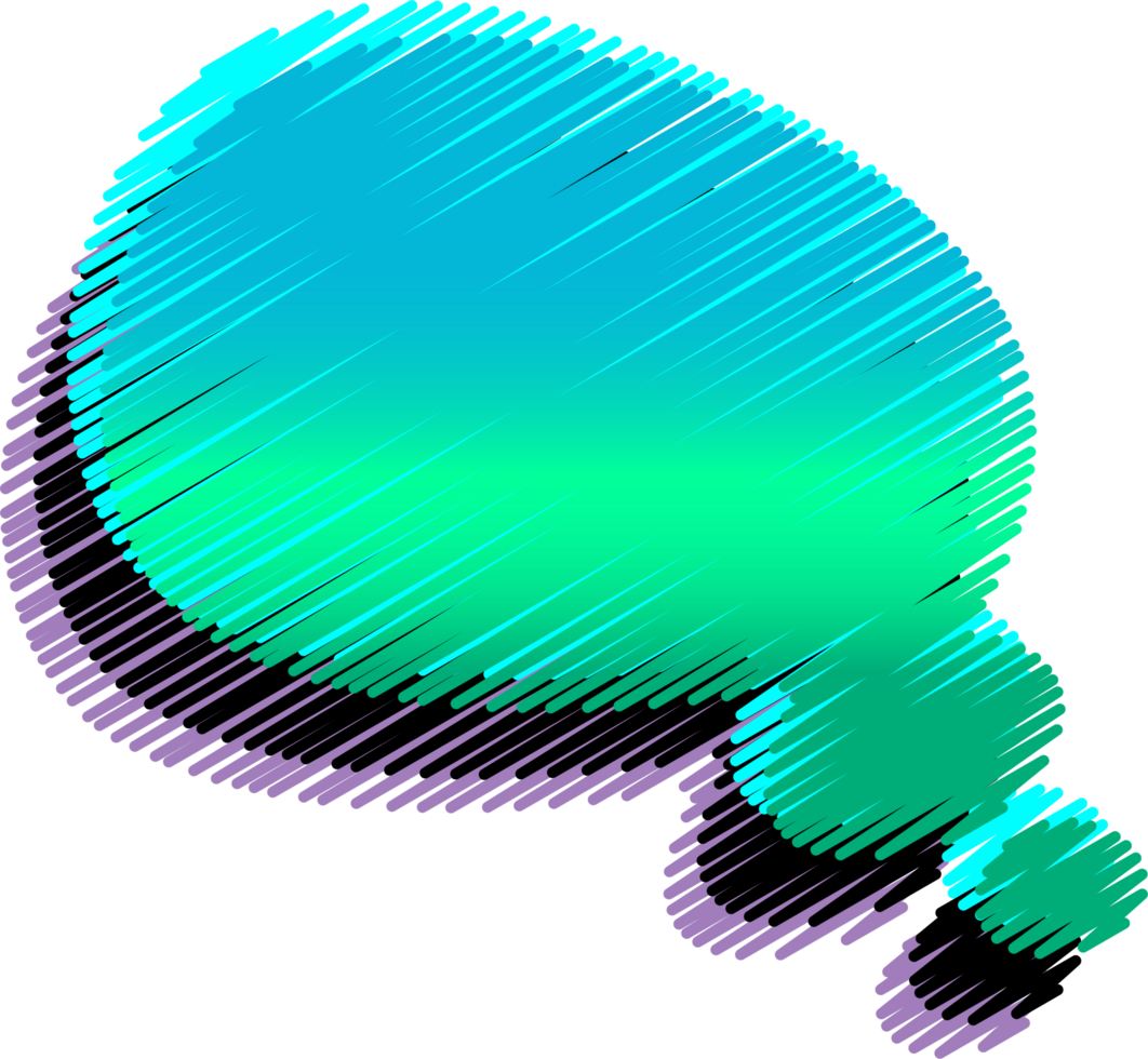 bubble speech label png