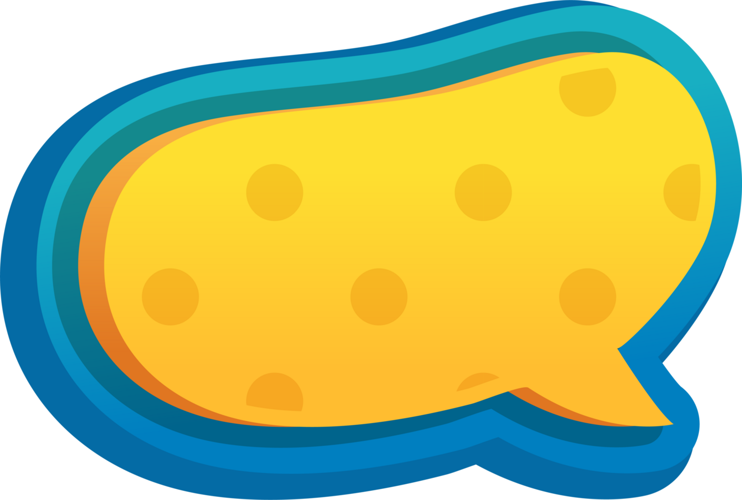 bubble speech label png