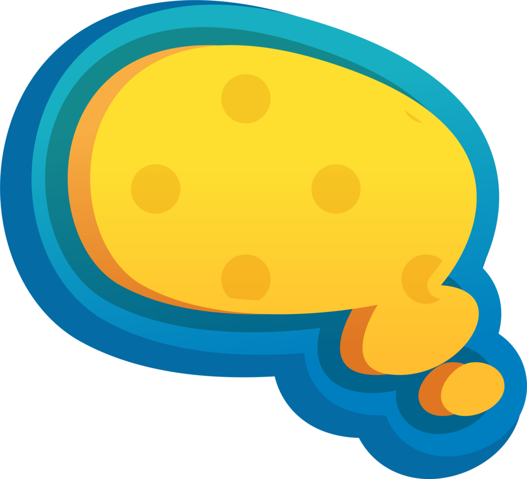 bubble speech label png