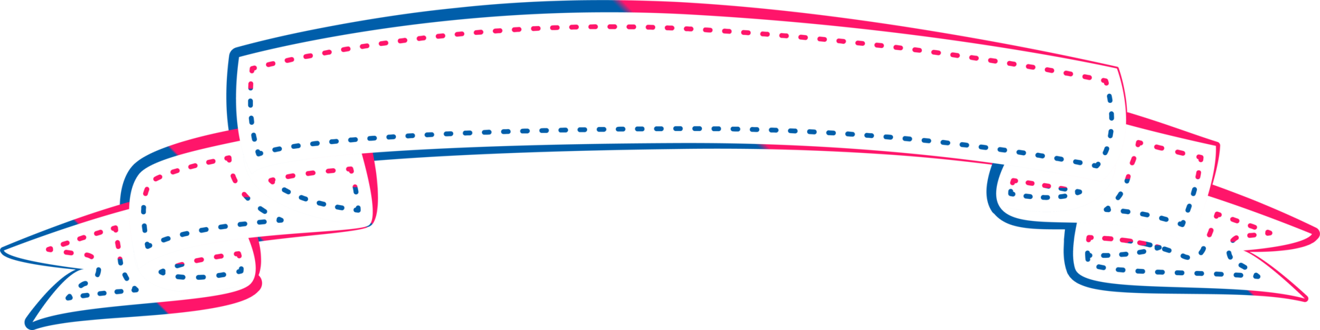 ribbon shape banner png