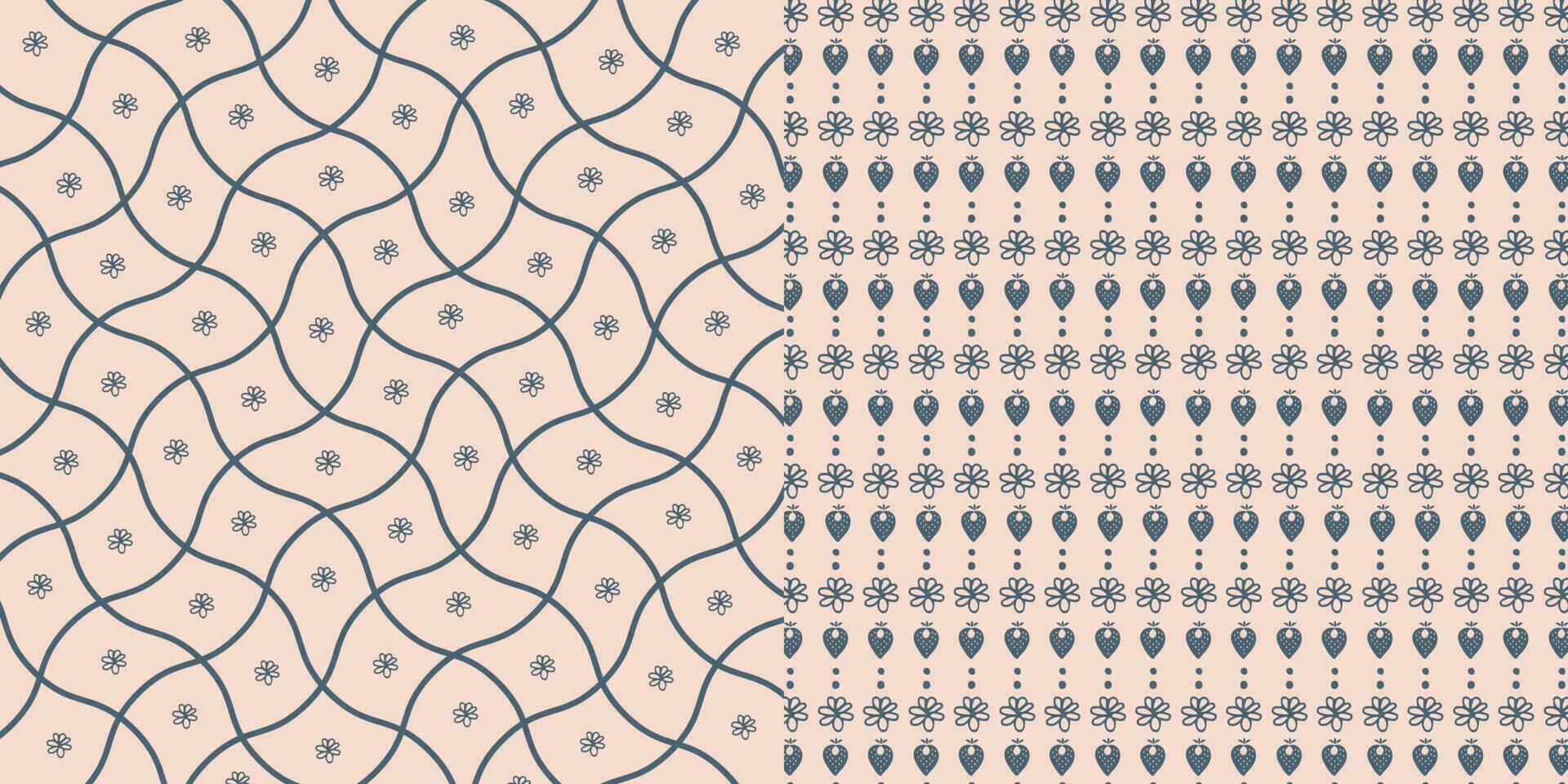 Abstract simple geometric vector seamless pattern