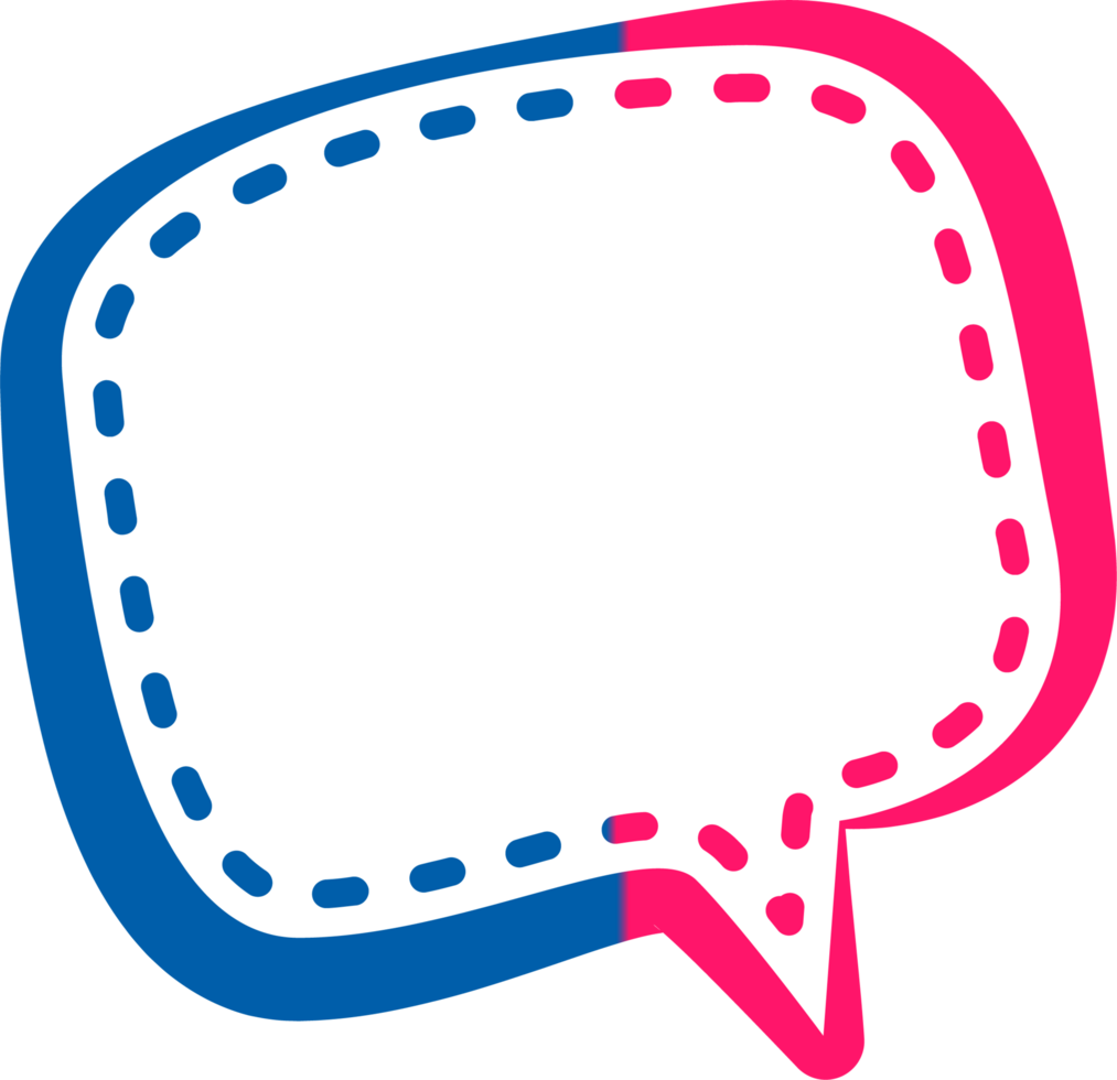 bubble speech label png