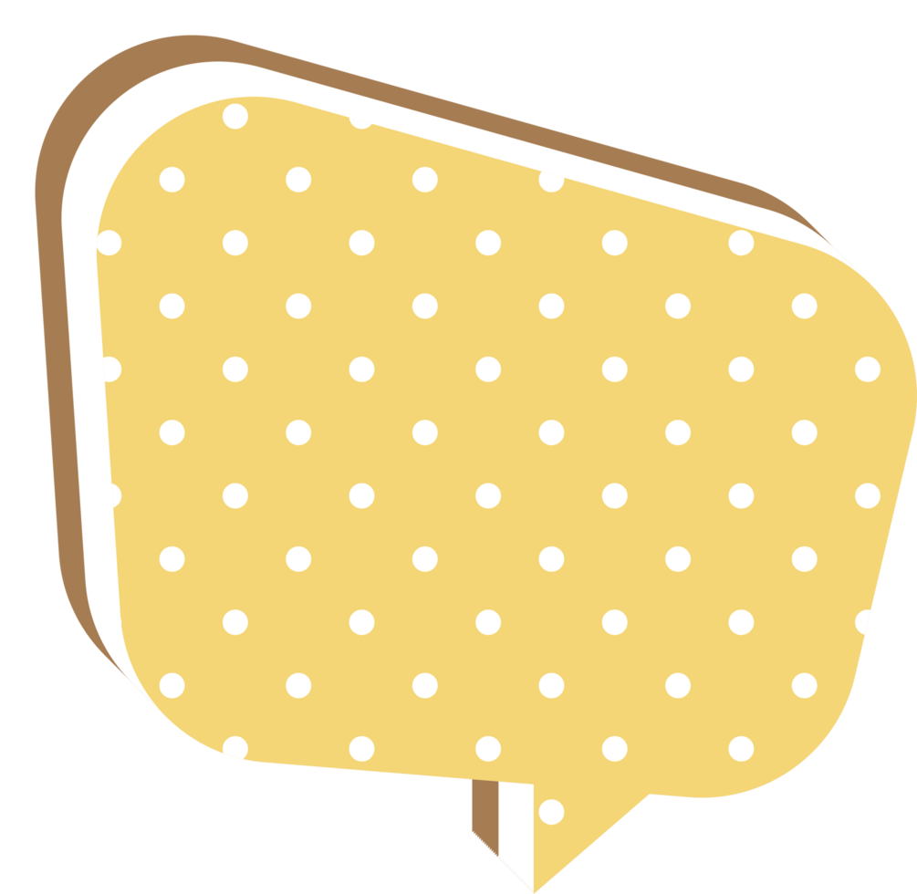 bubble speech label png