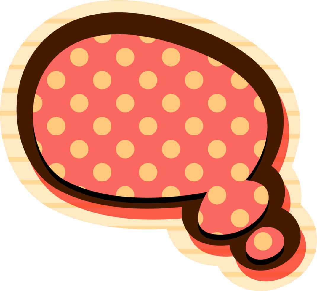 bubble speech label png