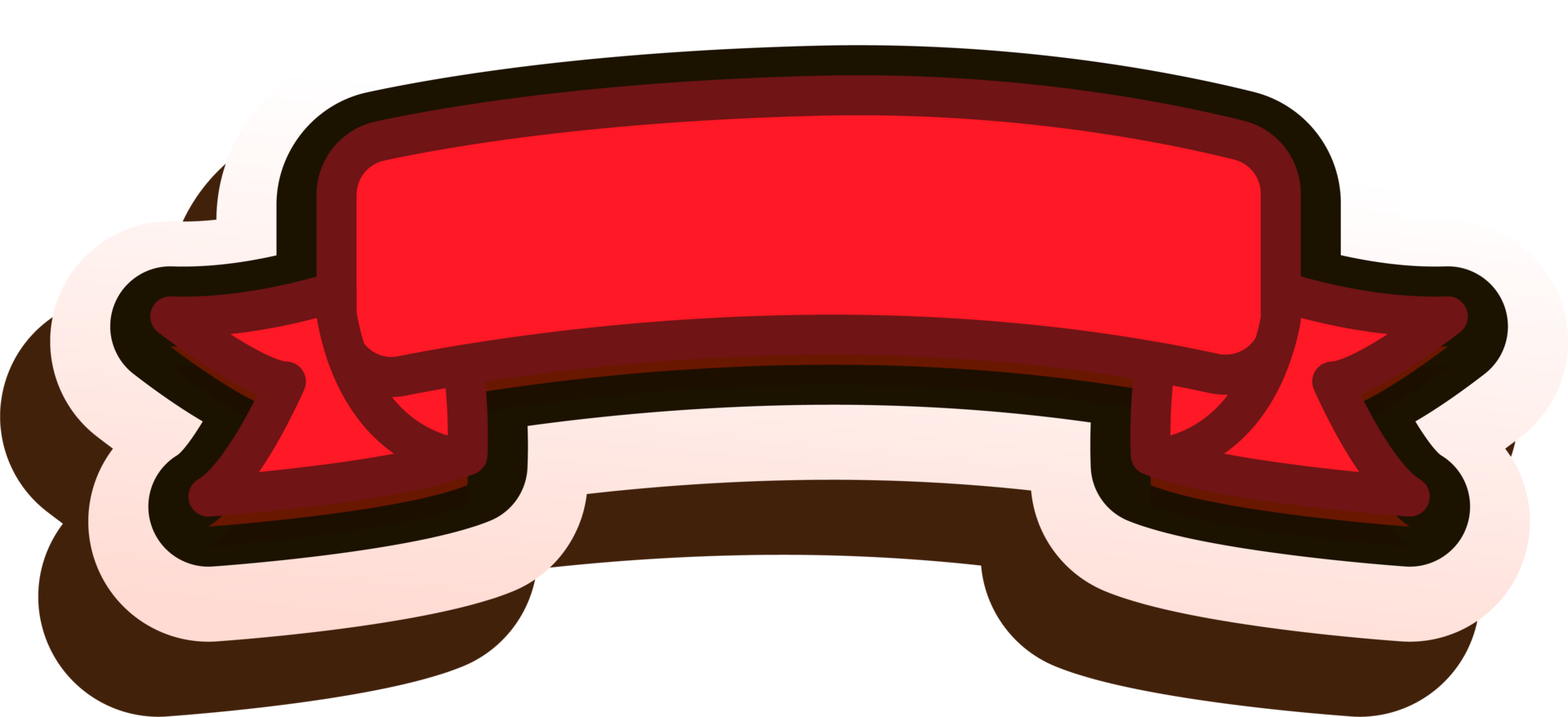 ribbon shape banner png