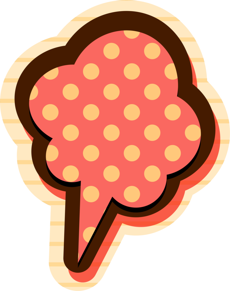 bubble speech label png