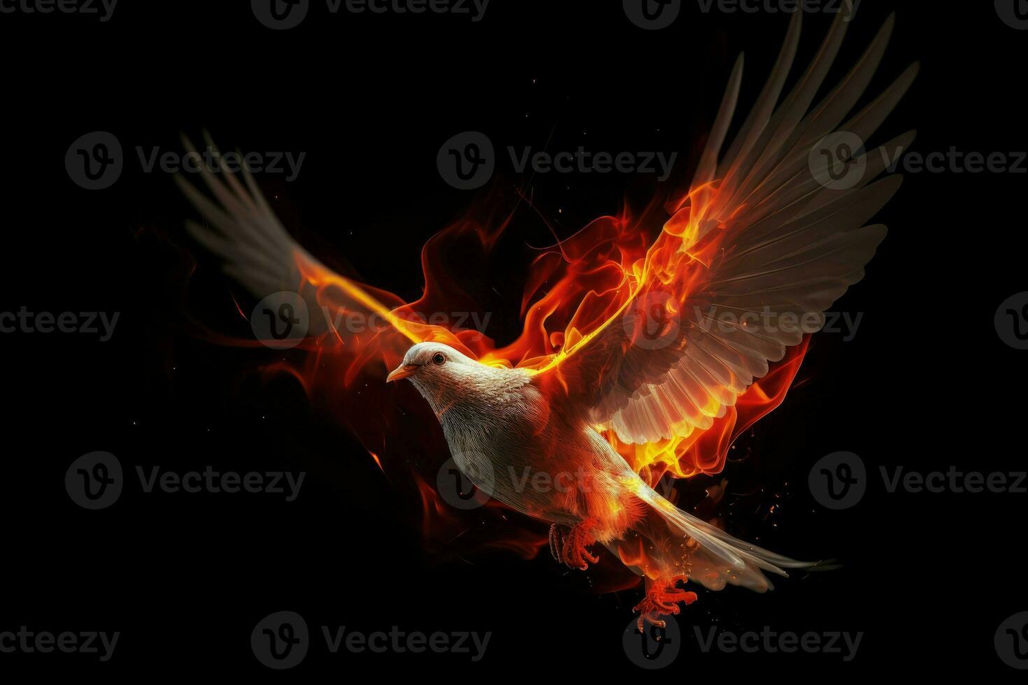 Dove holy spirit. Generate Ai photo