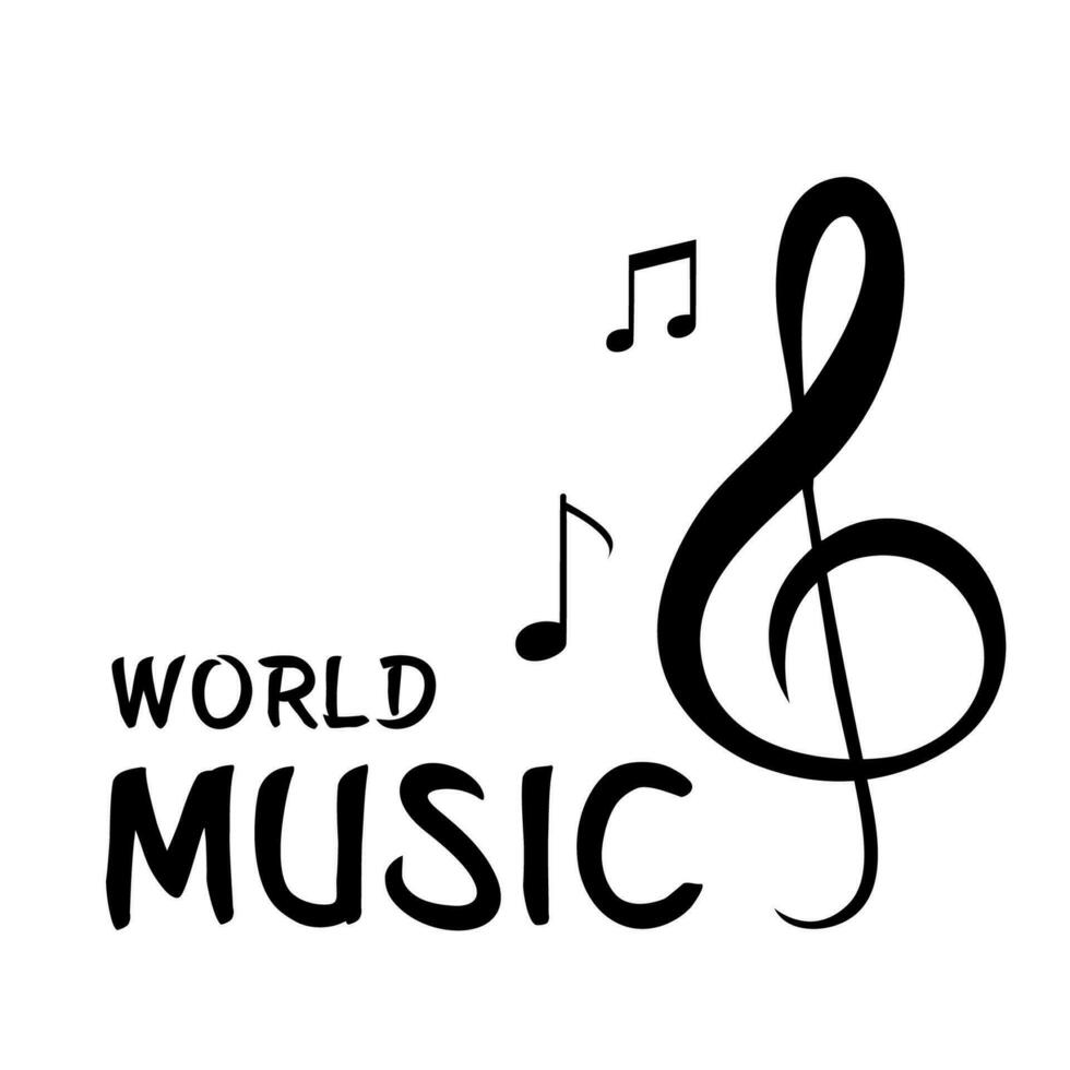 internacional música celebracion logo vector