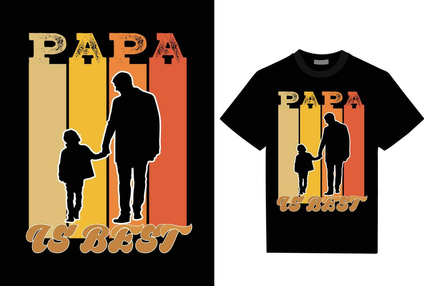 padres día camiseta diseño. vector