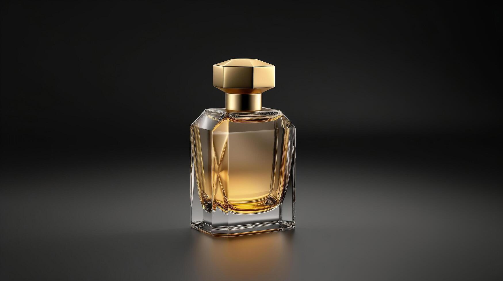 Bottle Perfume Elegant Style for Men Mock Up. photo. photo