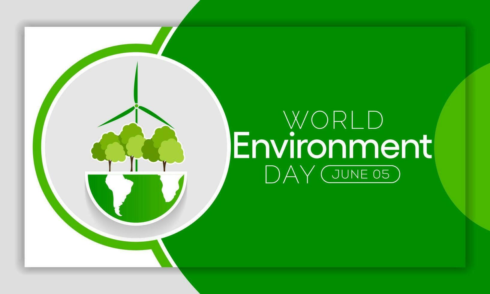 World Environment day is observed every year on June 5, it has been a flagship campaign for raising awareness on environmental issues emerging from marine pollution, human overpopulation. vector art