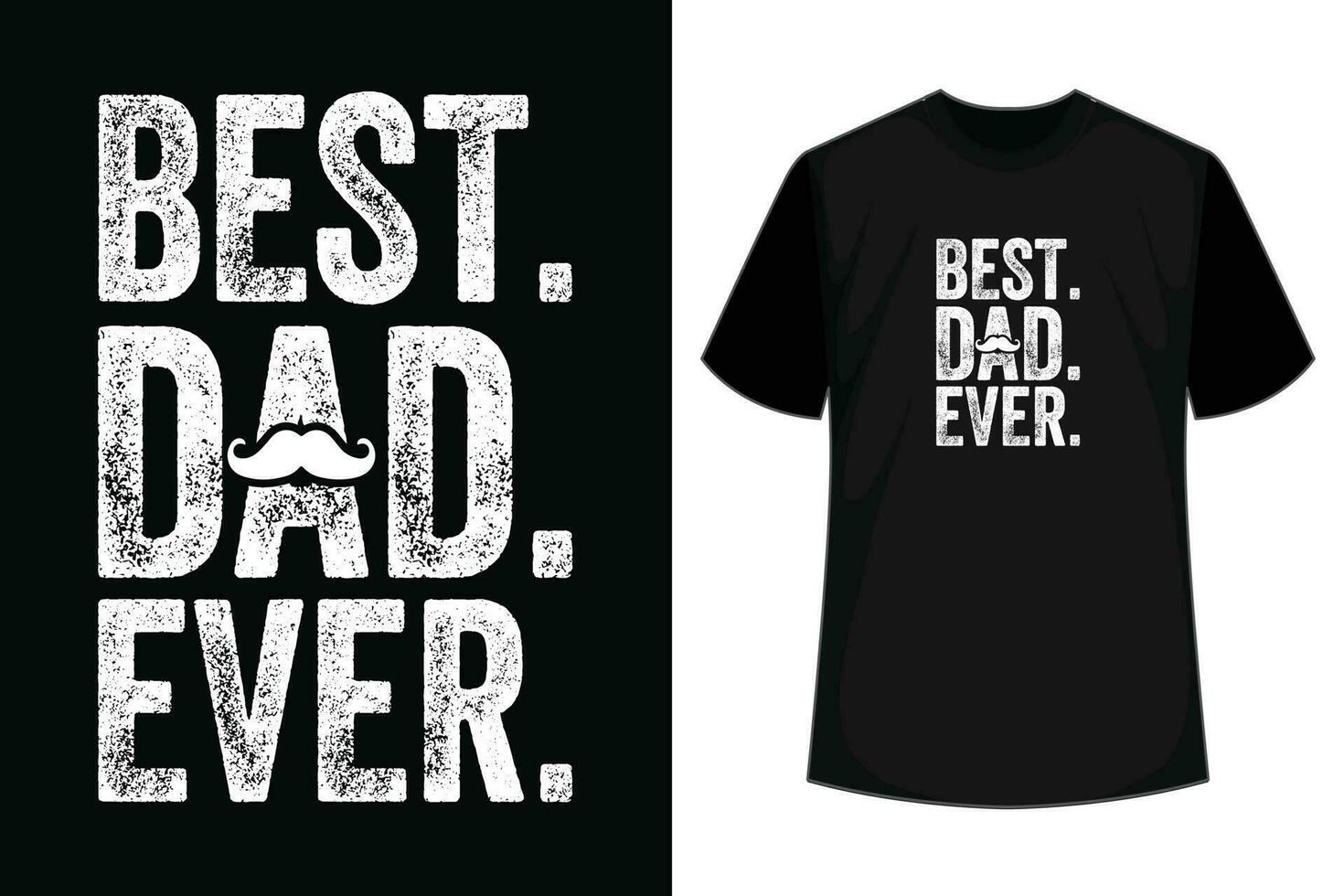 Happy fathers day gift best dad ever typography design vector