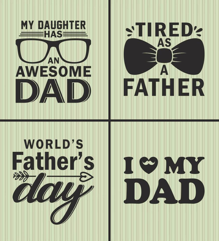 vector father's day t-shirt design