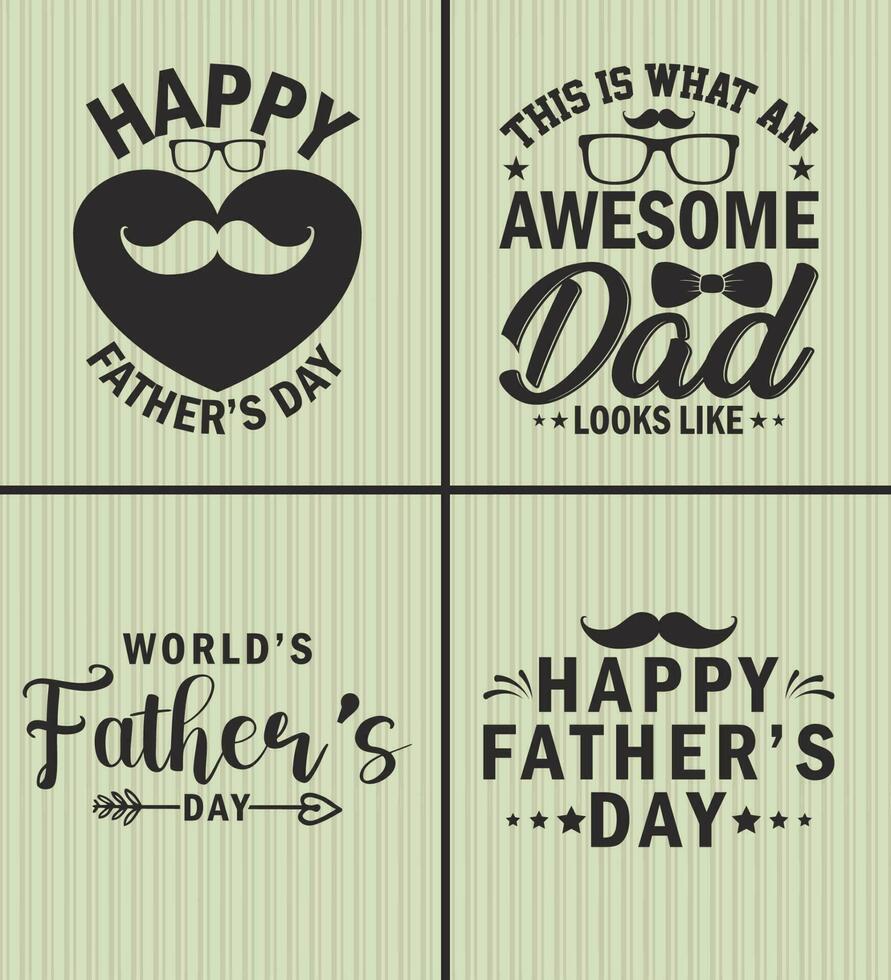 vector father's day t-shirt design