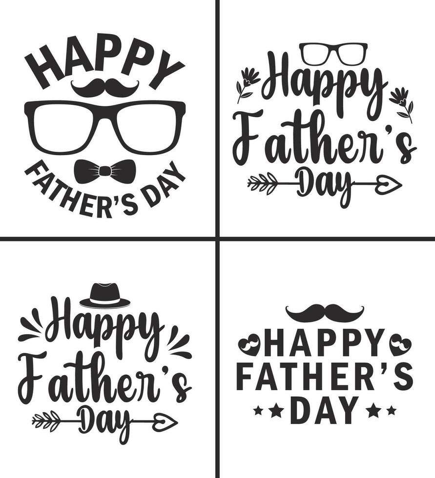 vector father's day t-shirt design