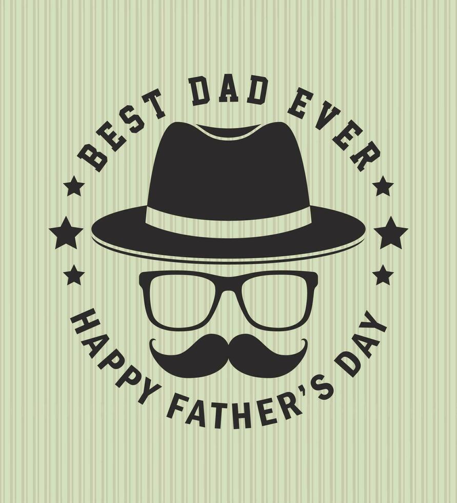 vector father's day t-shirt design