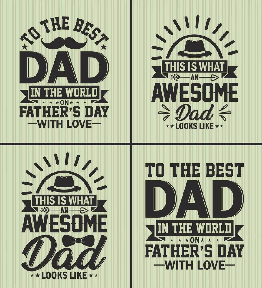 vector father's day t-shirt design