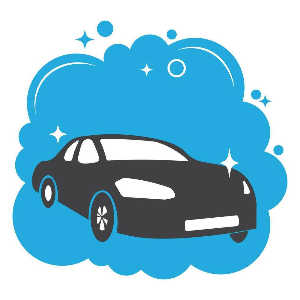 Car wash icon vector illustration symbol