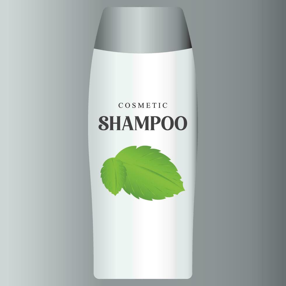 Shampoo, hair care product icon vector illustration symbol