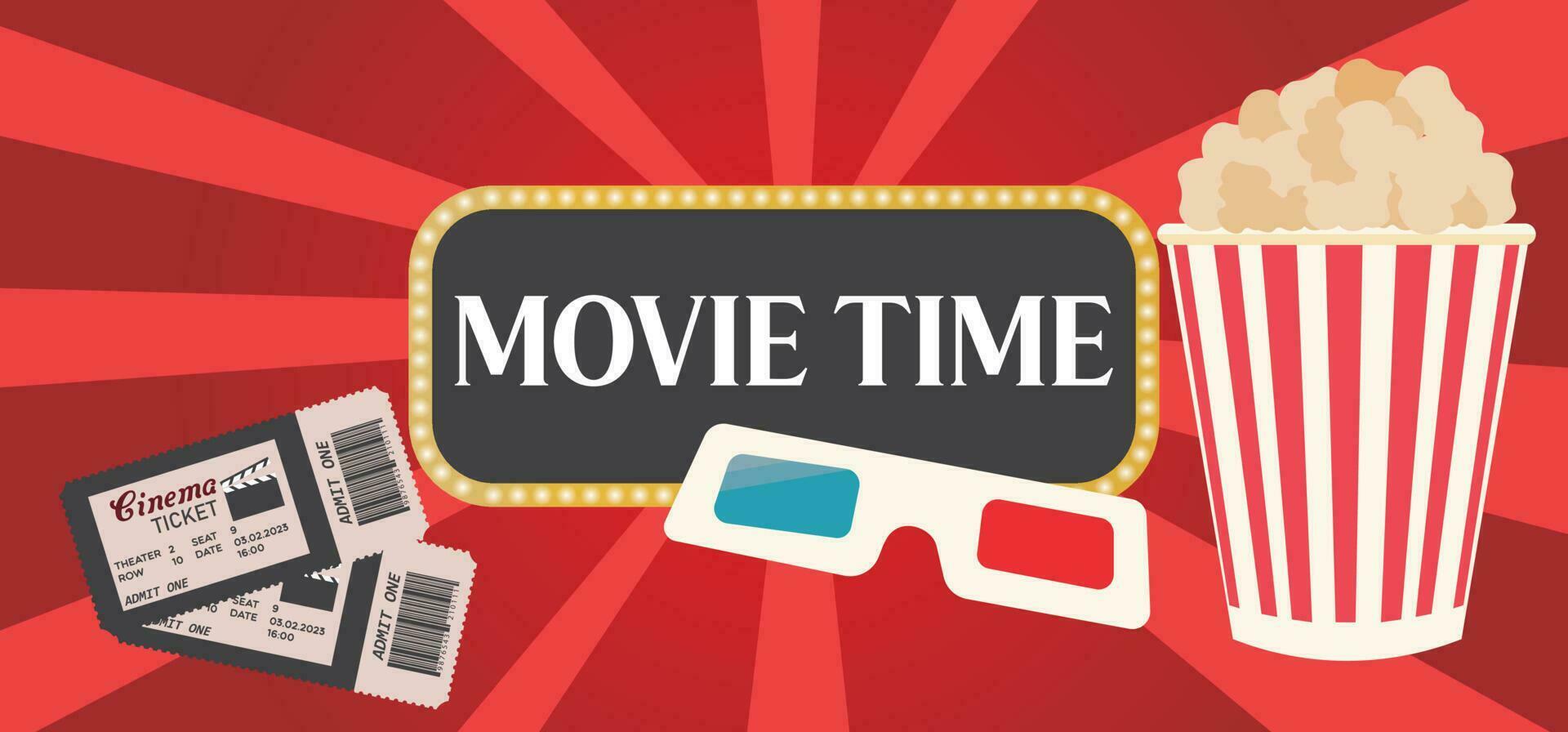 Movie time 10 EPS icon, vector, illustration, symbol vector
