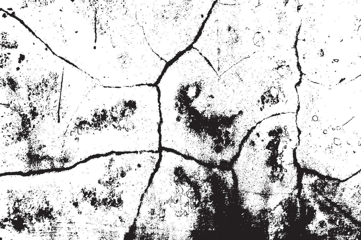 Grunge Wall Texture Vector Black And White Old Weathered Cracked Cracks Surface Background