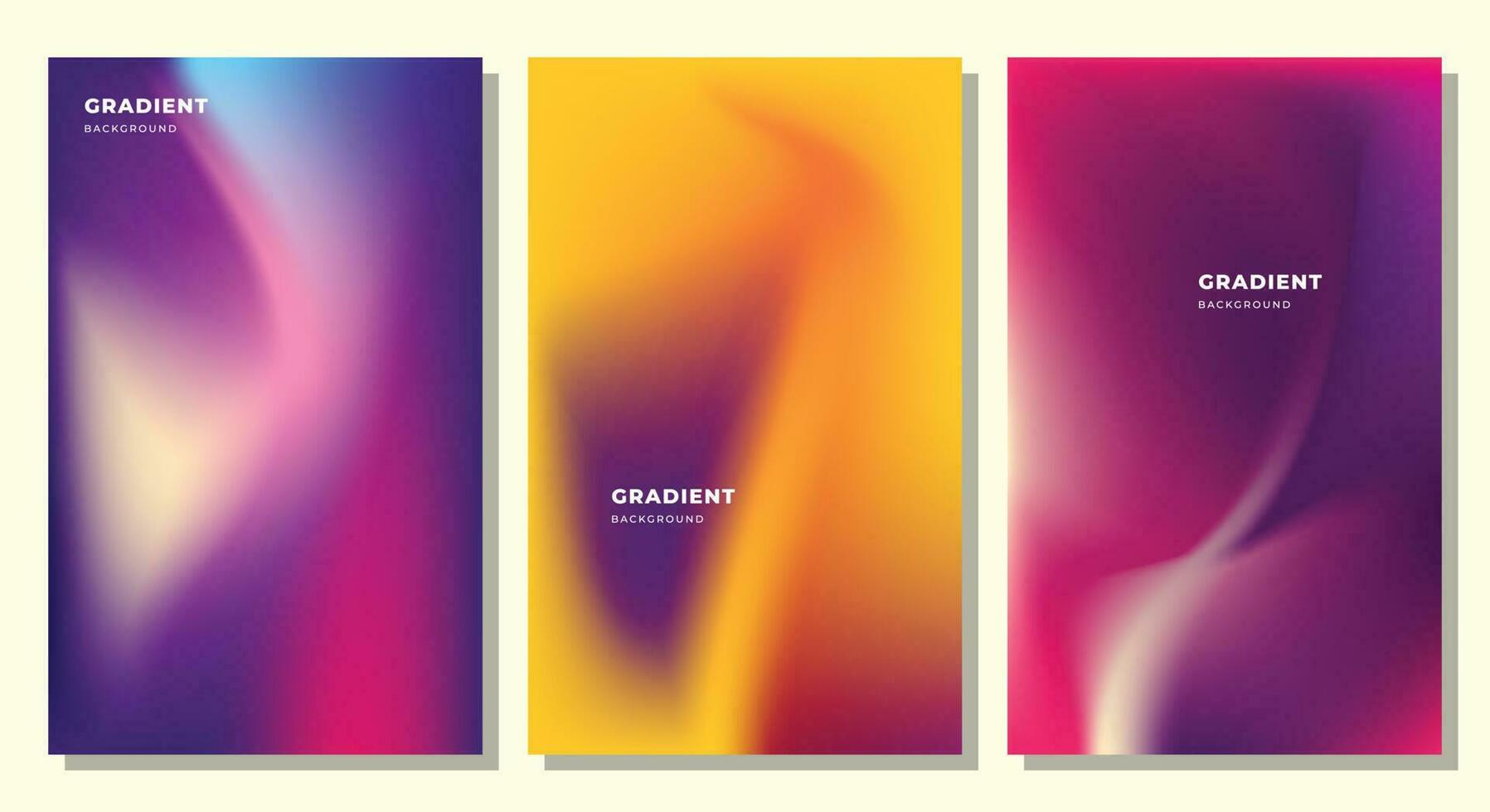 Abstract colorful fluid gradient mesh background template copy space sey for poster, banner, leaflet, flyer, pamphlet, booklet, or cover vector