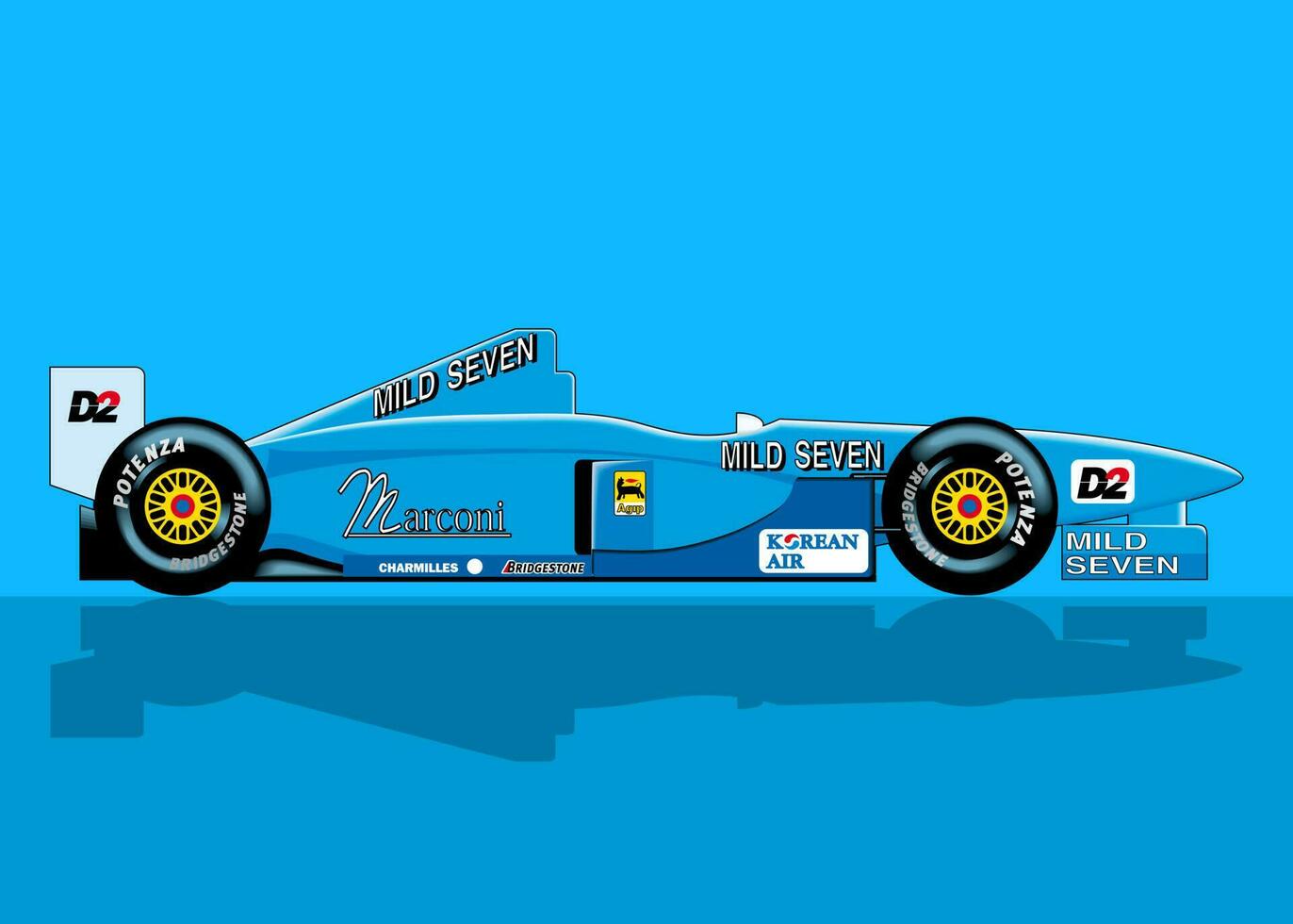 Racing car poster vector