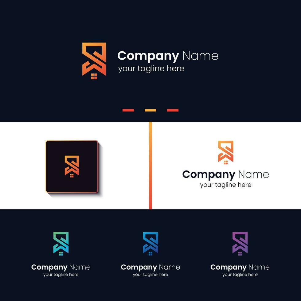 SW real estate logo, custom, creative, business, professional, typography, object, modern, minimal, symbol, vector