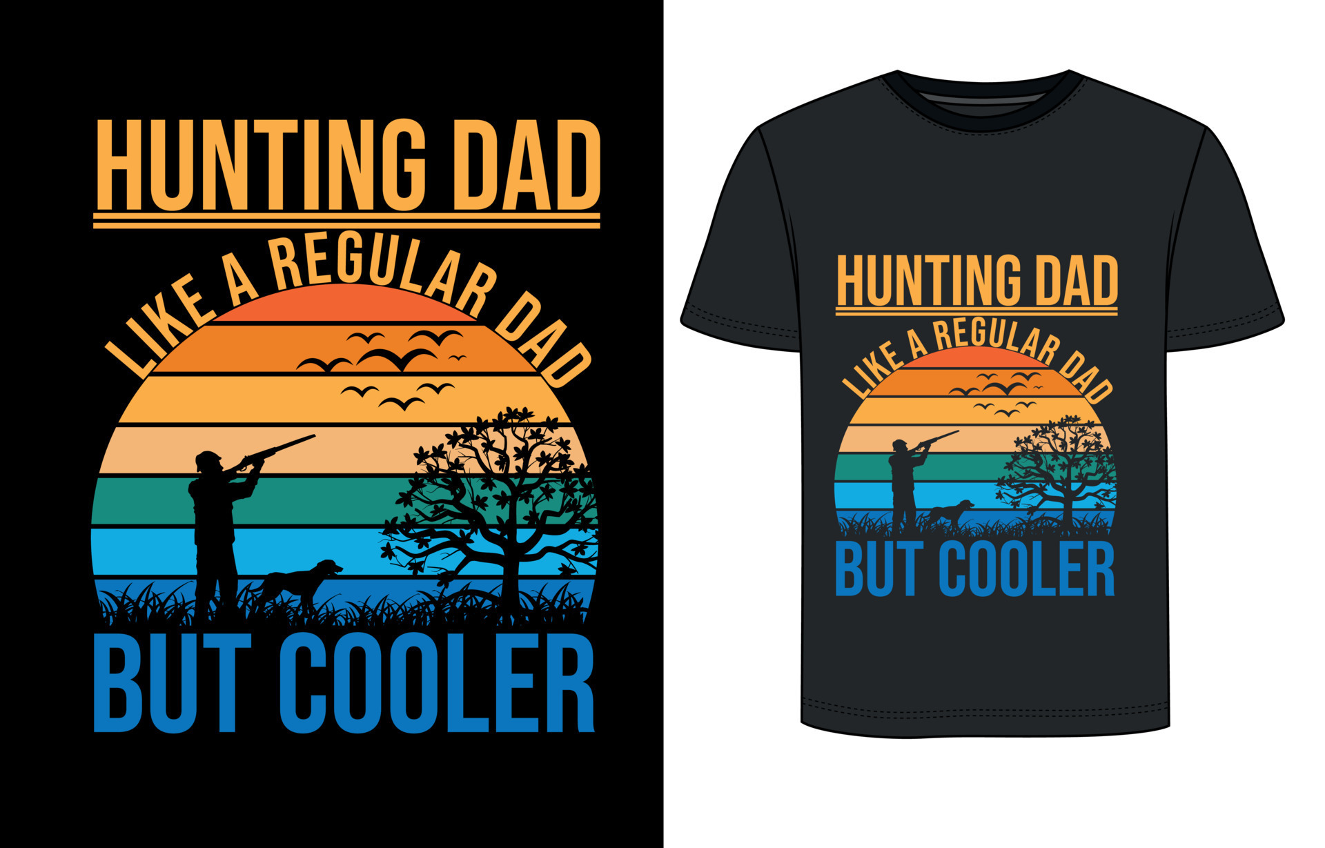 Father and son hunting partners for life 24139945 Vector Art at Vecteezy