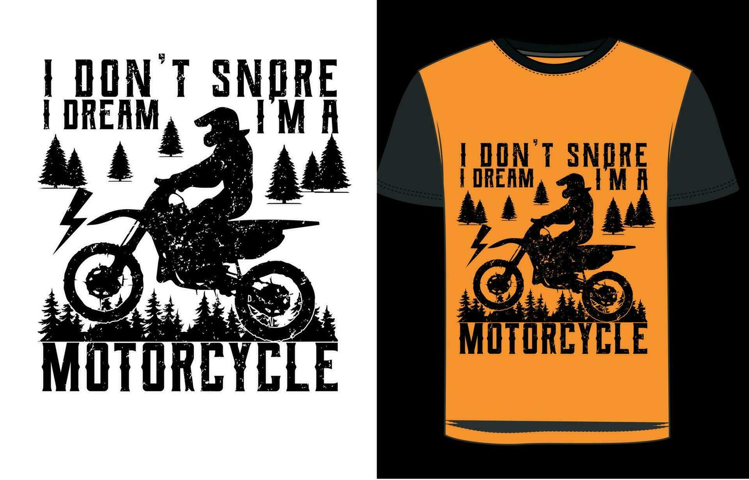 diseño de camiseta de moto vintage vector