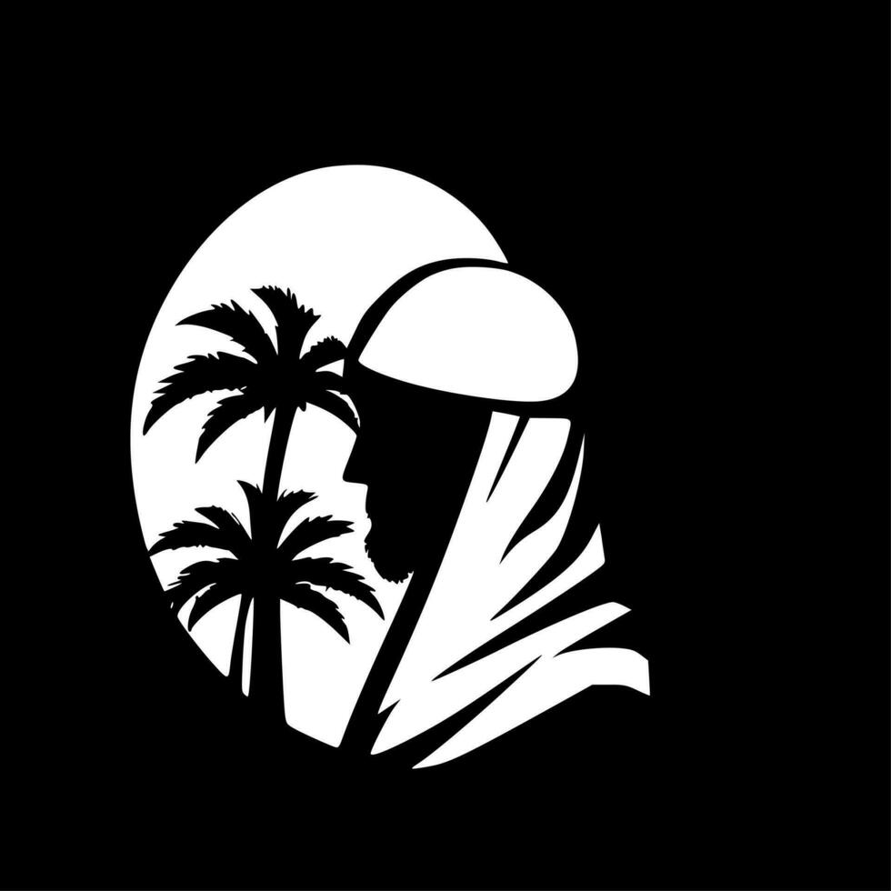 Islam - Minimalist and Flat Logo - Vector illustration
